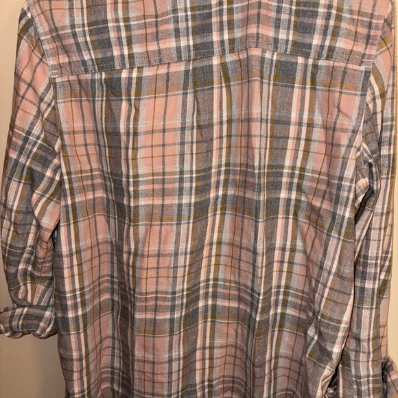 Madewell flannel Sunday shirt large - Picture 4 of 4